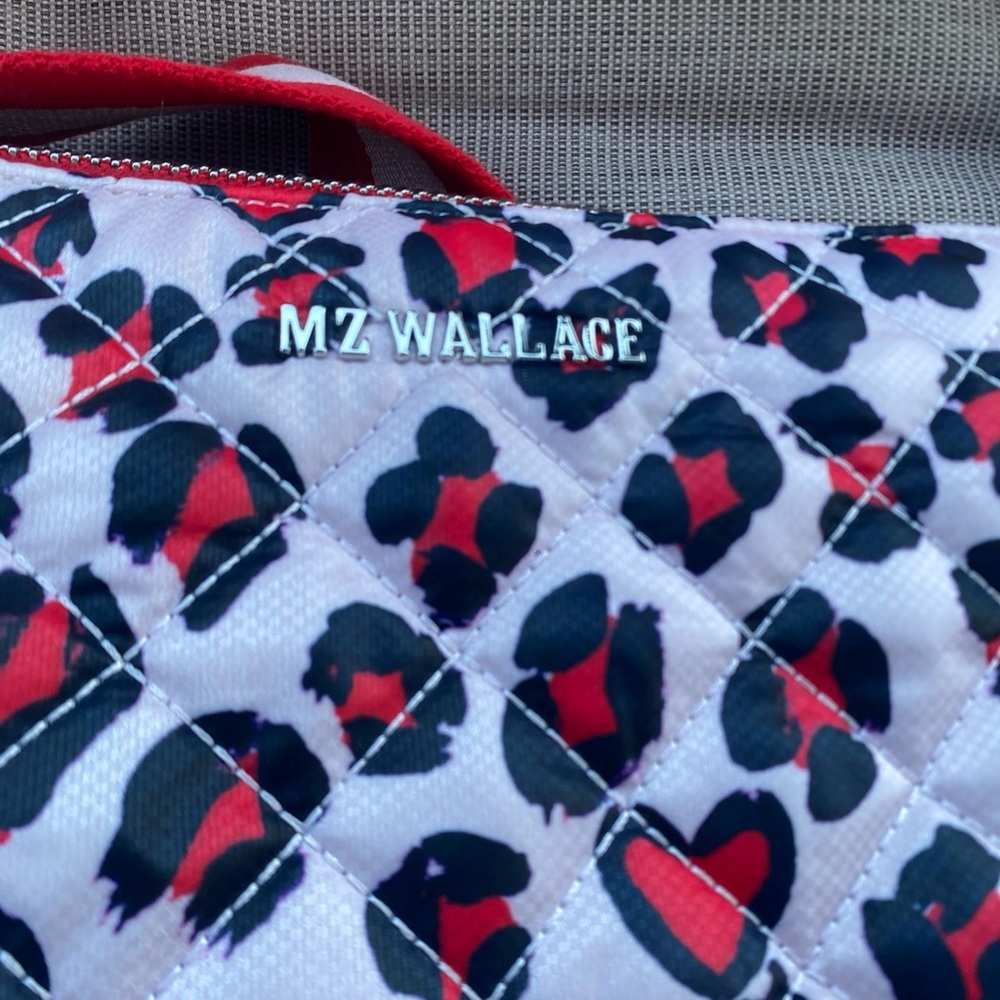 MZ Wallace Pippa Crosby Crossbody Heart Leopard Print Handbag Limited‎ Edition - Picture 3 of 12